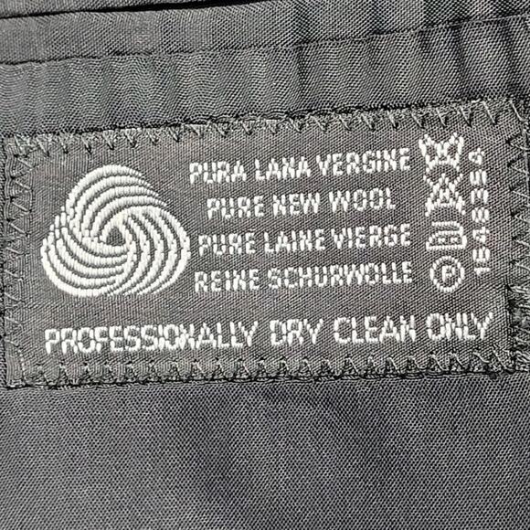 Vito Rufolo Vintage Black Satin Collar and‎ Button Tuxedo Blazer Jacket s44 - Picture 14 of 15